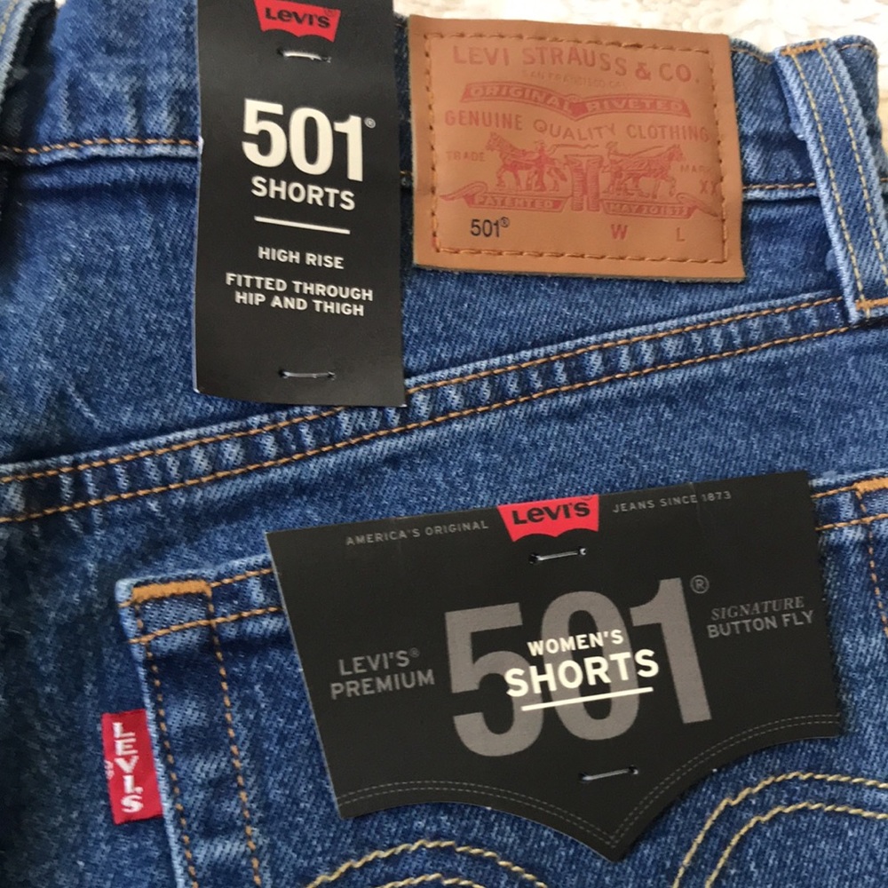 NWT 501 Levi’s high rise short, MSRP $69.50 - Picture 11 of 16
